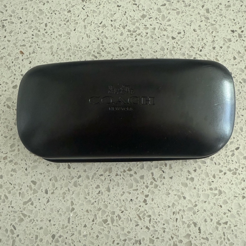 Coach Sleek Black Eyewear Case